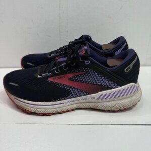 Brooks Adrenaline GTS 22 Womens Size 11 Black & Purple Running Shoes
